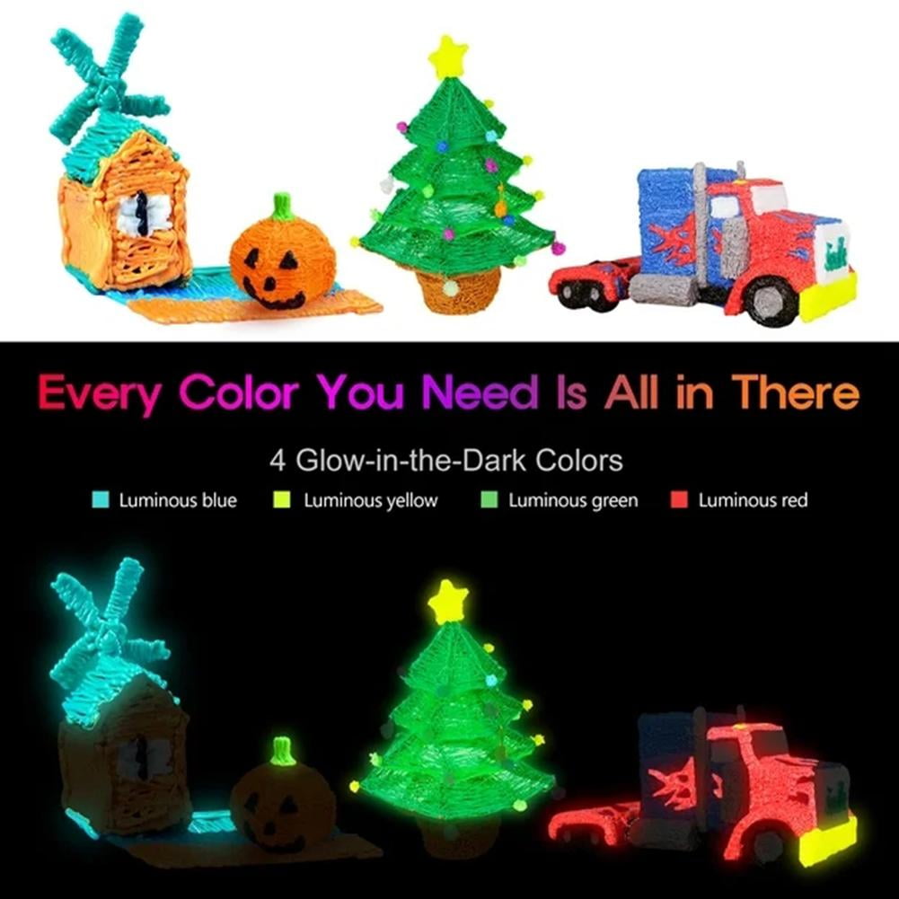 20 Colors 3D Pen PLA Filament Refills 3 meters Each Color 3D Printing Material/ L0X6