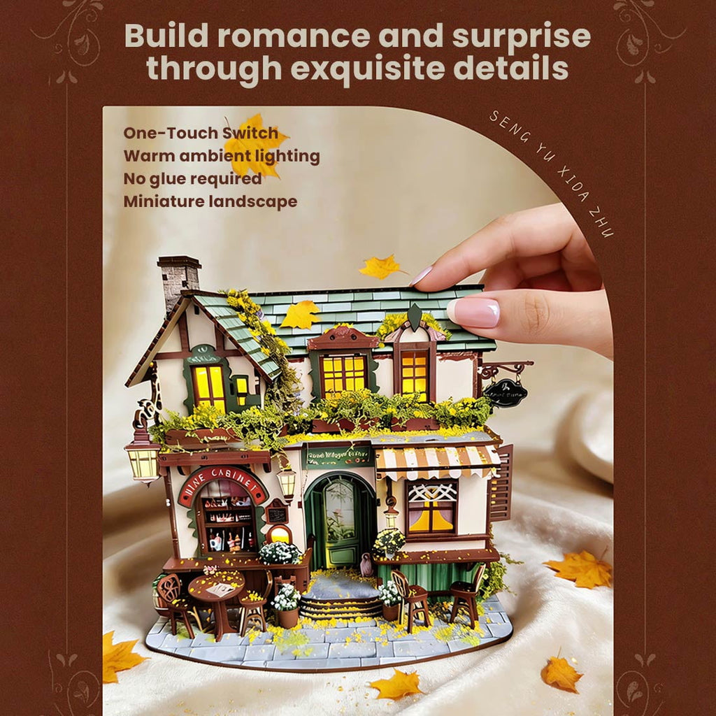 680PCS Celestial Castle Wooden Model Kit, Zodiac Star Map 3D Puzzle Assembly Set With Mechanical Display Decor For Hobbyists