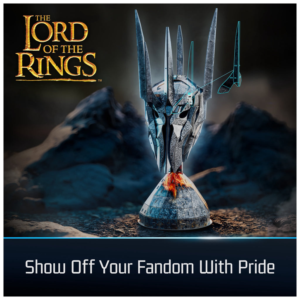 4D Build, Lord of the Rings Sauron Helmet 3D Puzzle Model Kit
