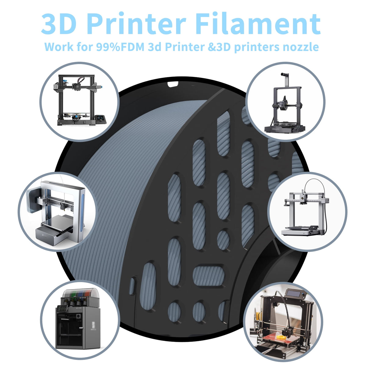 PLA Matte 3D Printer Filament, 1.75mm, Smooth Matte Finish, Easy to Print,Sakura Pink