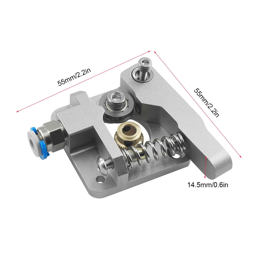 Orvunela CR-10 All Metal Extruder Aluminum MK8 Feeder Block Kit for 1.75mm Filament 3D Printer