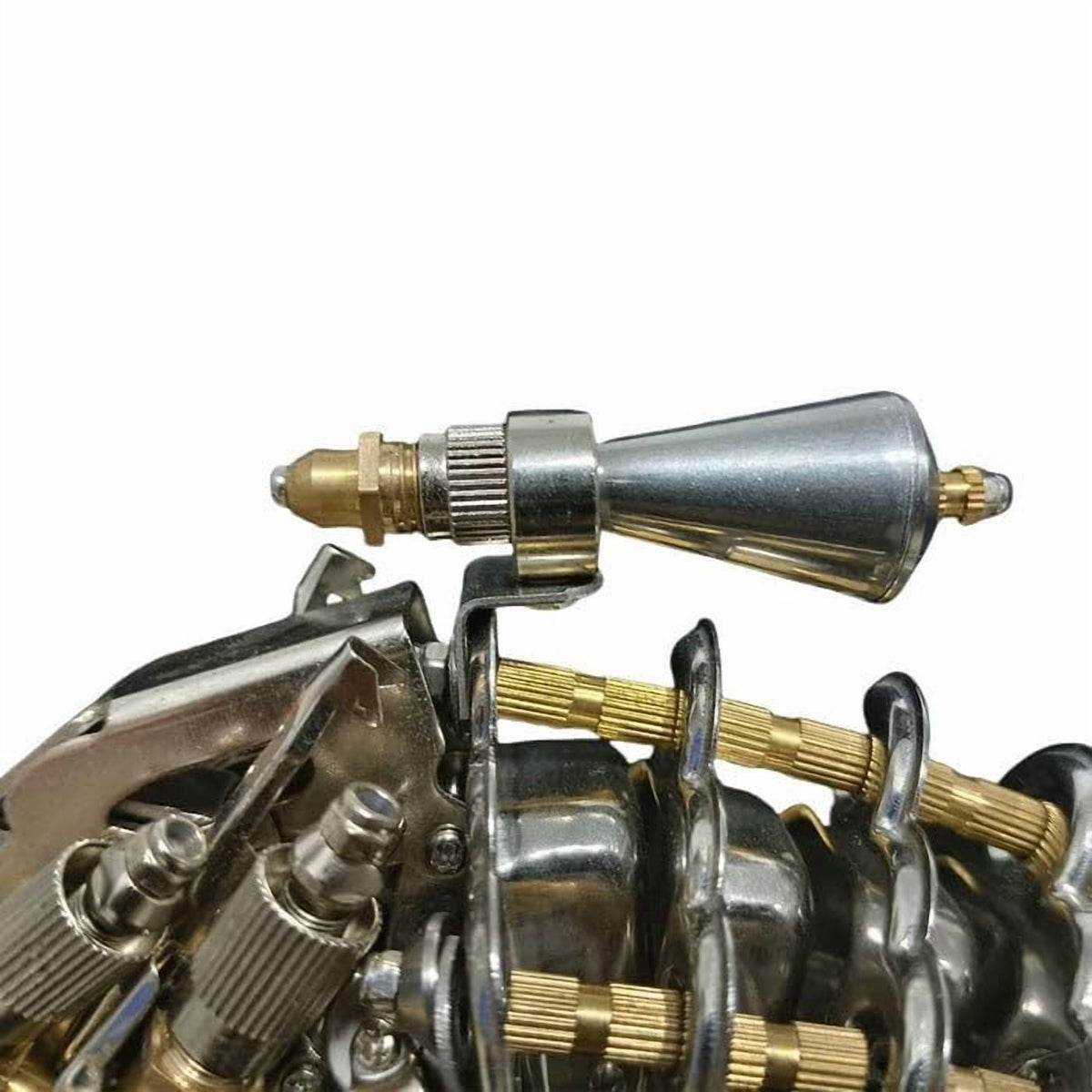 3D Steampunk Mechanical Dragon Model Kit - 2900+ PCS Metal Puzzle for Adults - Intricate Three-Headed Dragon Assembly Gift