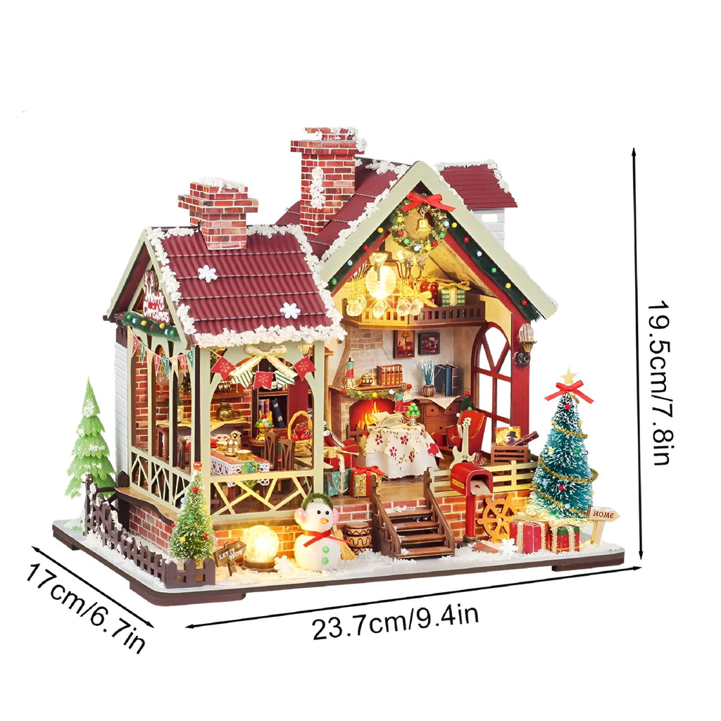 CYFW Book Nook Kit - DIY Miniature House Kit for Adults, Dollhouse Booknook Library Tiny House Bookshelf Decor 3D Wooden Puzzle