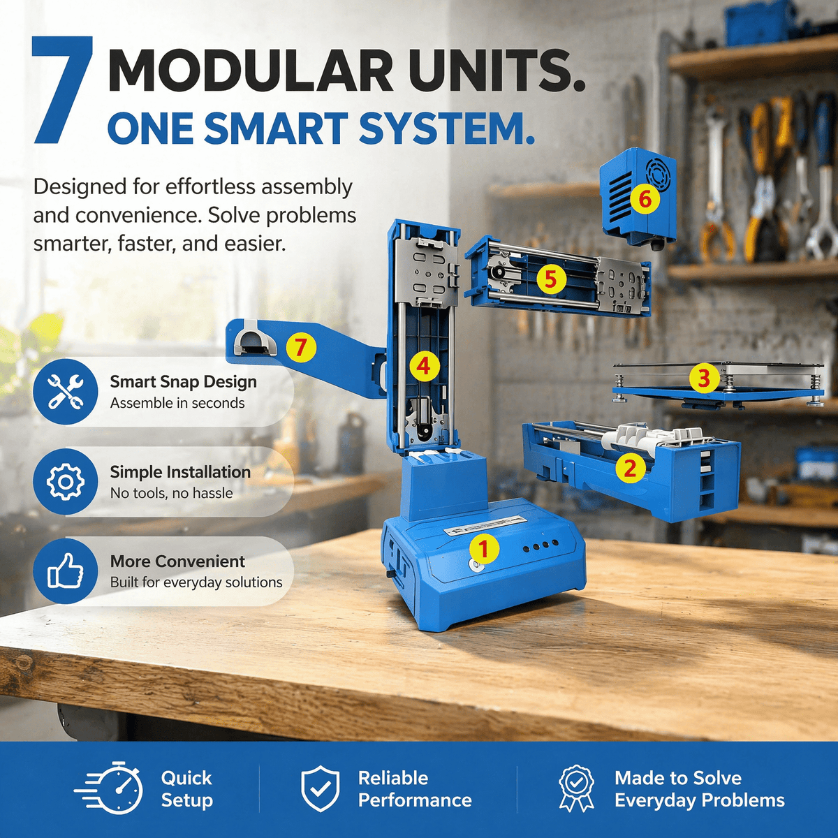 VORALYN Mini 3D Printer for And Students, Fully Assembled with Auto Leveling, 100X100X100Mm Build Size, 1.75Mm Filament, Quiet Operation, Includes App And Models