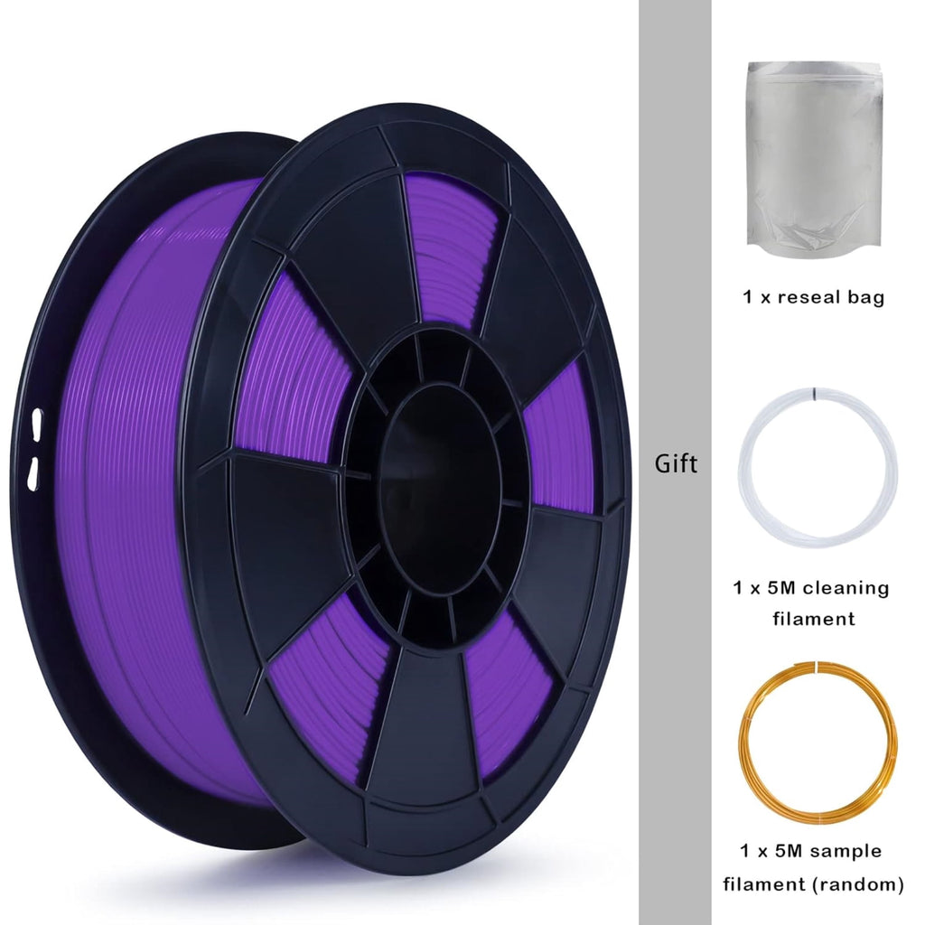 Ziro 3D PLA PRO Filament, 1.75mm 1kg, Metallic Silver