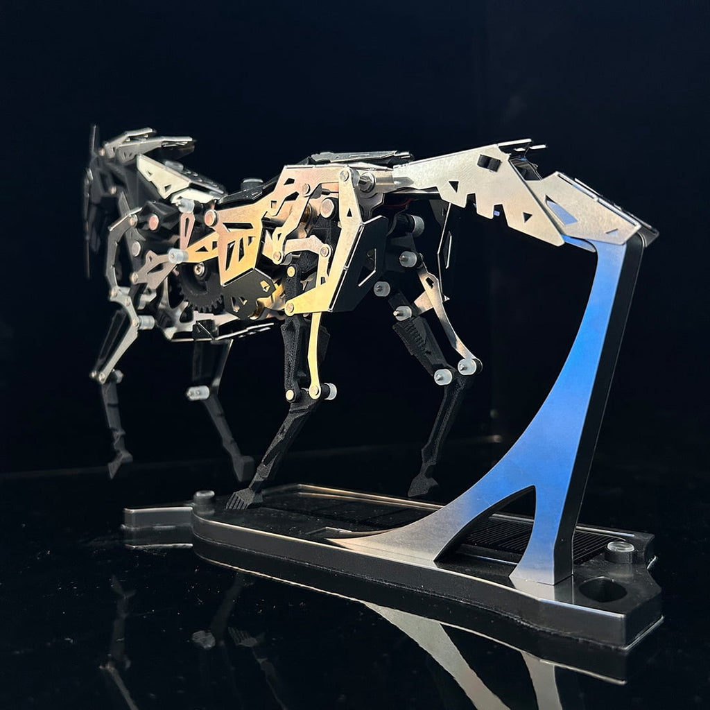 Hummingbird 3D Metal Puzzle for Adults, Mechanical Dynamic Bird Metal Model Kit with Transmission Mechanism, DIY Assembly Bionic Bird 3D Puzzle Jigsaw Animal, Semi-Finished