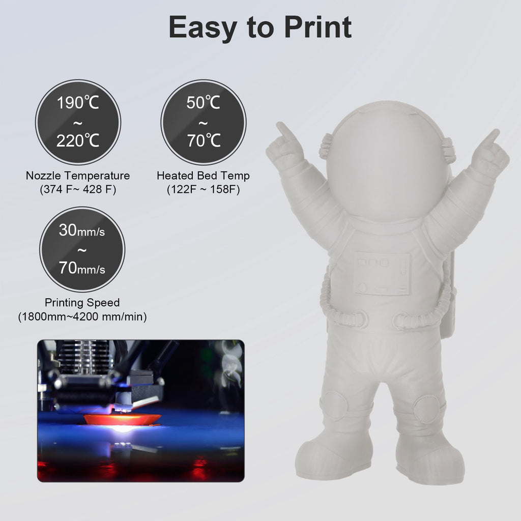 Geeetech navy blue Matte PLA Filament Matte 1KG, 1.75mm 3D Printer Filament Dimensional Accuracy +/- 0.01mm, 1kg Carboard Spool (2.2lbs) for Most FDM 3D Printers