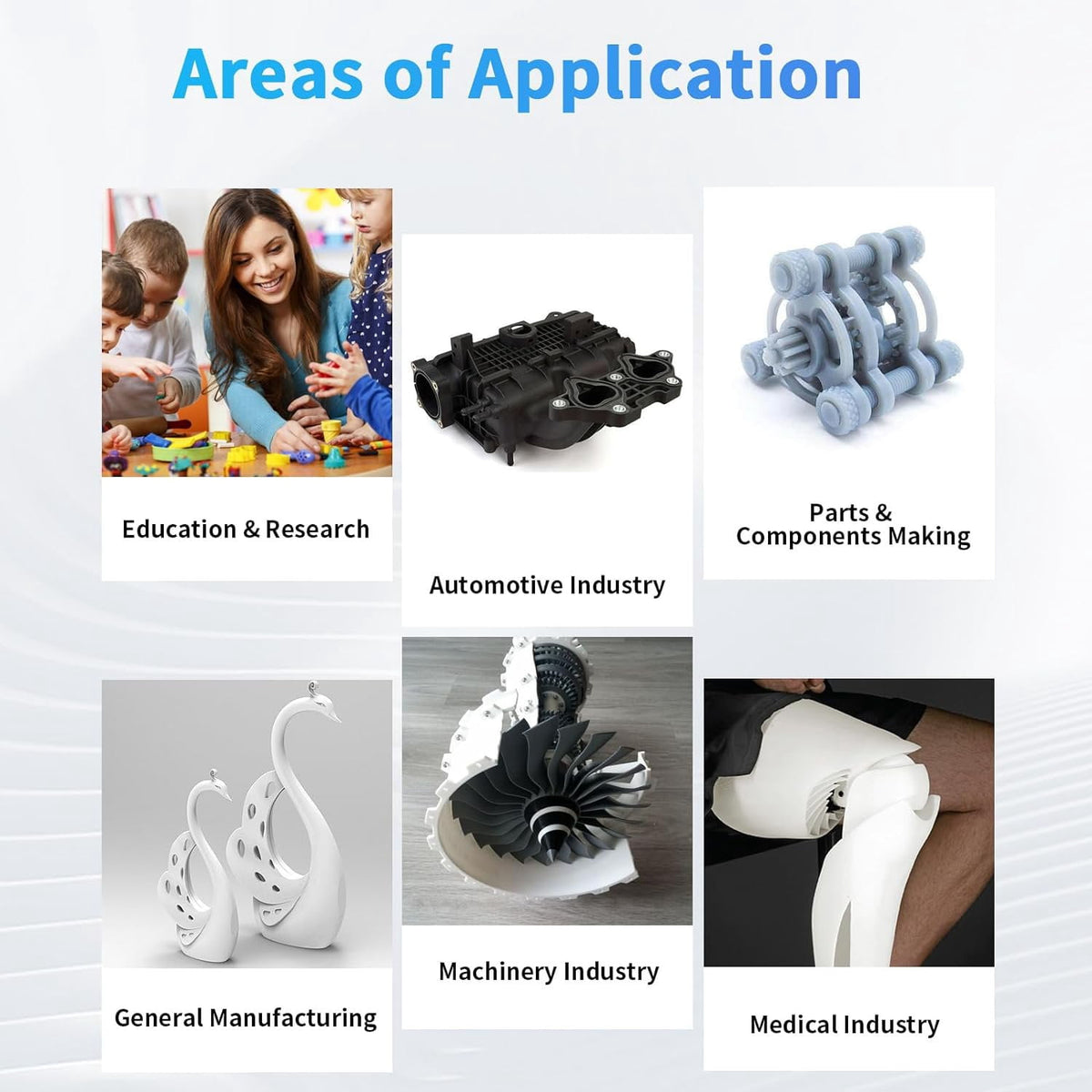 Creality Hyper ABS Filament 3D Printer Filament 1.75mm 350mm/s High-Speed Printing Dimensional Accuracy ± 0.05 mm 2.2lbs Compatible with Most 3D Printers, Grey