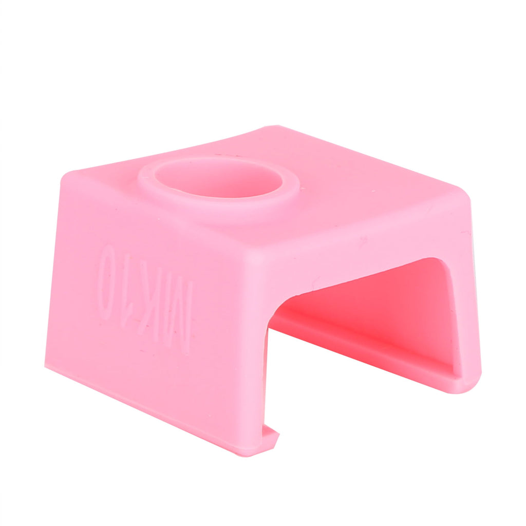 Aestri 3D Printer Silicone Sock MK10 Flexibility Heating Aluminum Block Protective Cover Pink