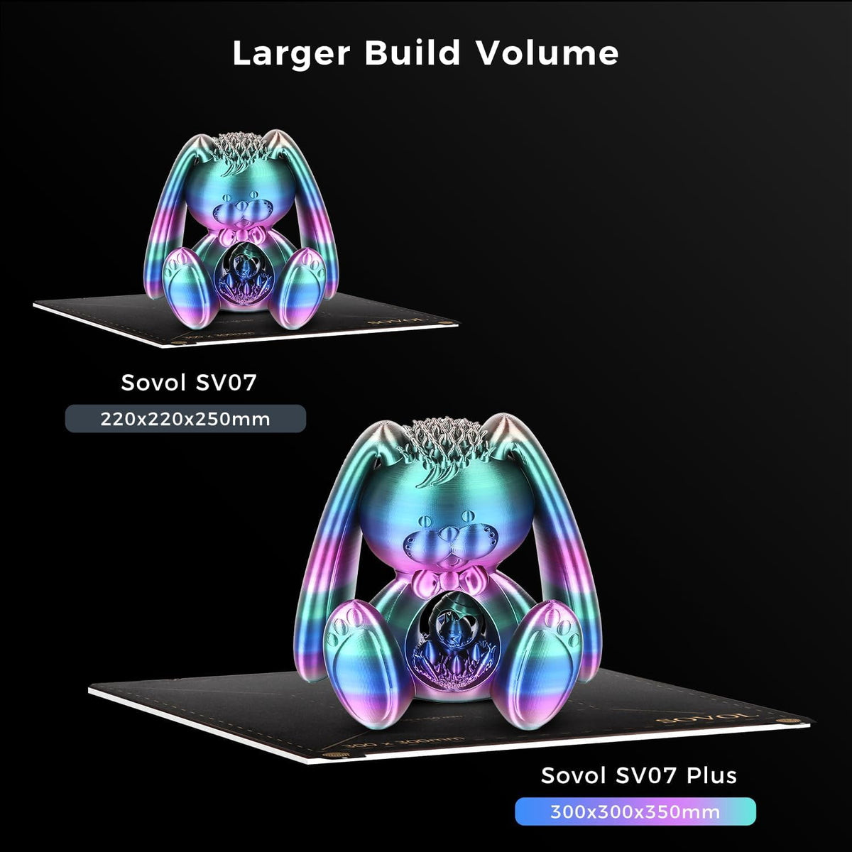 Sovol 3D Printer PLA Filament 1.75mm Spool Printing Materials, Wiring Tightness, Dimensional Accuracy (Black*1 White*1)