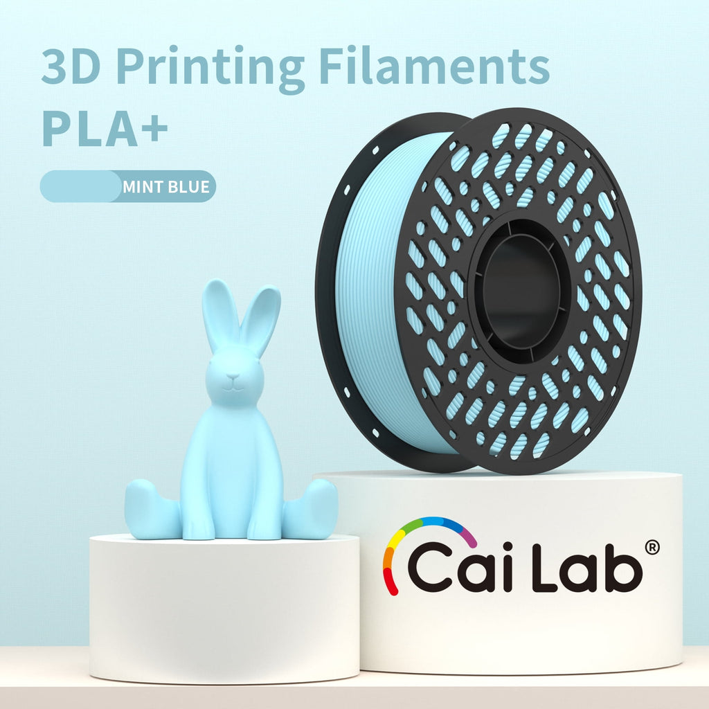 CaiLab PLA+ 3D Printer Filament Fast FDM Printing PLA Low Warping 1.75mm diameter Accuracy +/- 0.02mm 2.2lbs(1KG) Spool Olive Green