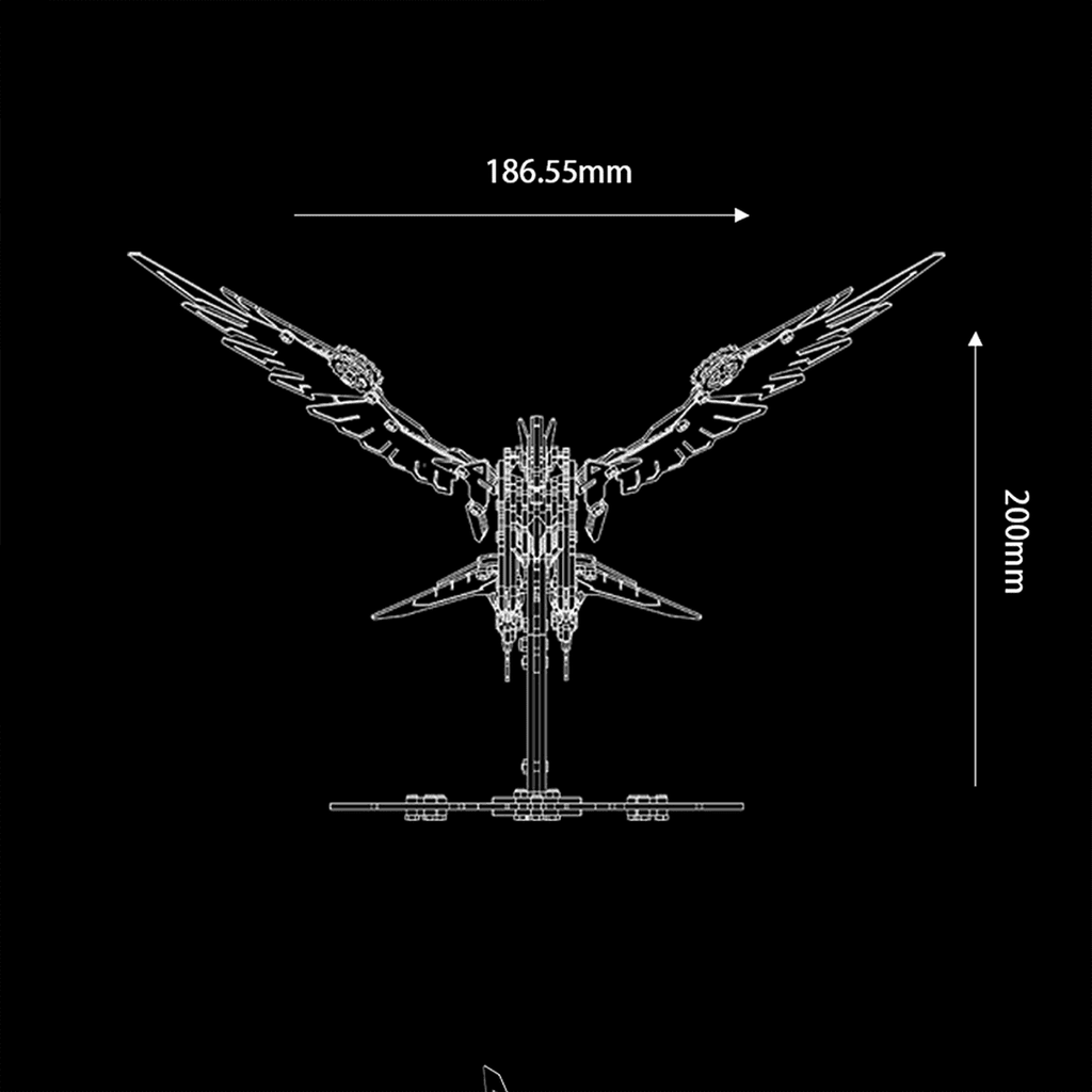 3D Metal Puzzle Bionic 373 PCS, Steampunk Mechanical Model Kit With DIY Assembly, Home Display Desk Decor For Adult Collectors And Creative Gifts