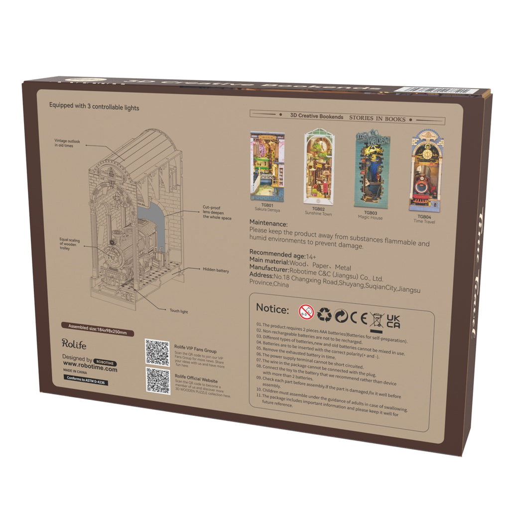 Rolife Magic House Wooden 3D Jigsaw Puzzles