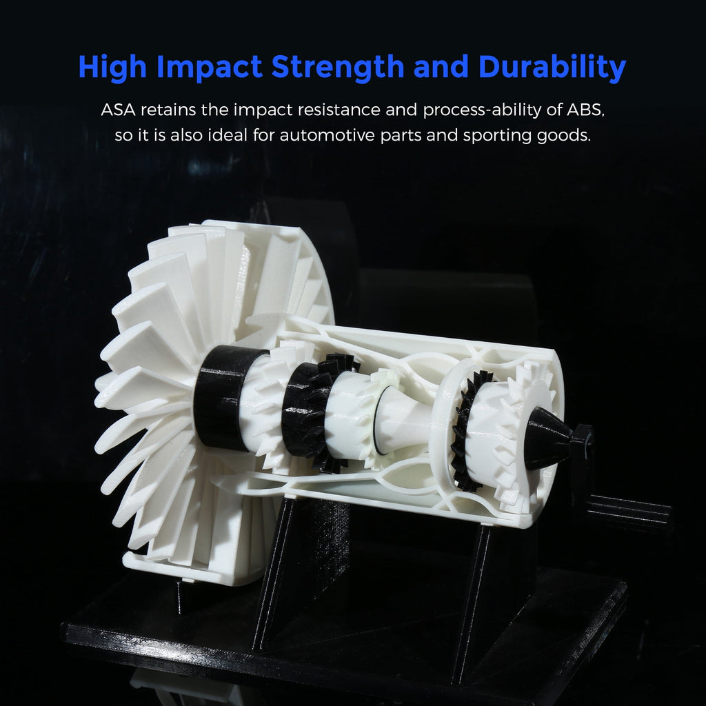 Flashforge ASA Filament 1.75mm, 1KG/2.2lbs ASA 3D Printer Filament, Burnt Titanium