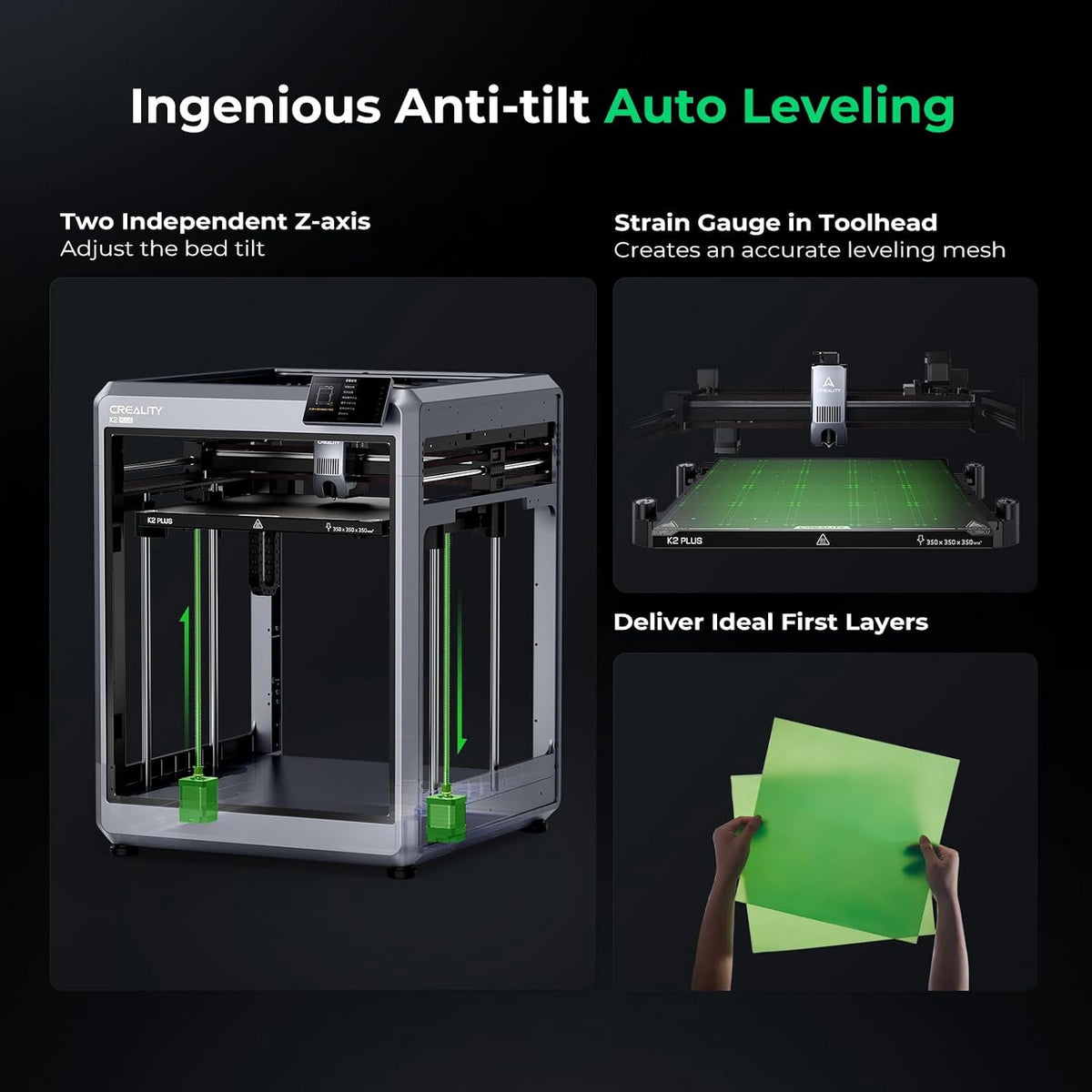 Creality K2 Combo 3D Printer, Multicolor Printing with CFS, 600mm/s Printing Speed, 95% Pre-Assemble