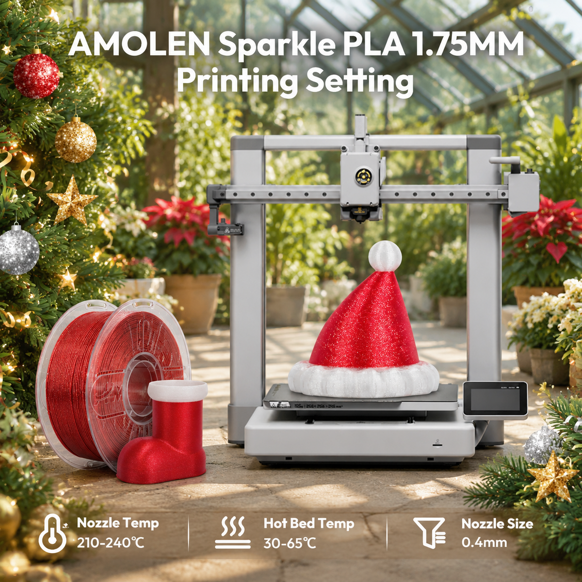 Shiny 3d Printer Plament Sparkle 1.75mm Shining Glitter Printing For Fdm Dimensional Accuracy +/- 0.02mm 1kg Spool(2.2lbs) Galaxy