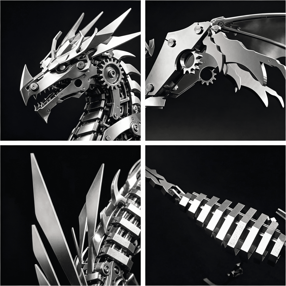 BESTSKY 3D Metal Model Kits,Mechanical Spider King 3D Metal Puzzle,Diy Steel Warcraft Collection Animal Brain Teasers Simple 3D Puzzles Home Decor Art Craft Gifts Toys for Adult