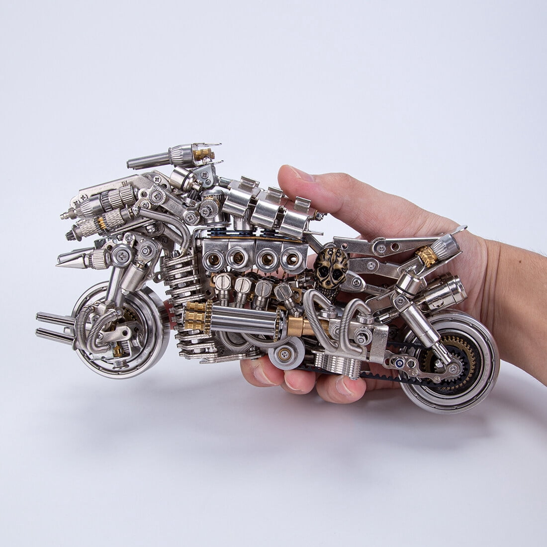 3D Metal Puzzle Desperate 600+ PCS, Steampunk Mechanical Model Kit With DIY Assembly, Home Display Desk Decor For Adult Collectors And Creative Gifts