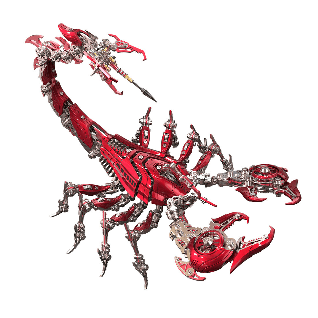 3D Metal Puzzle Frost Edge Full War Scorpion 1073 PCS, Steampunk Mechanical Model Kit With DIY Assembly, Home Display Desk Decor For Adult Collectors And Creative Gifts