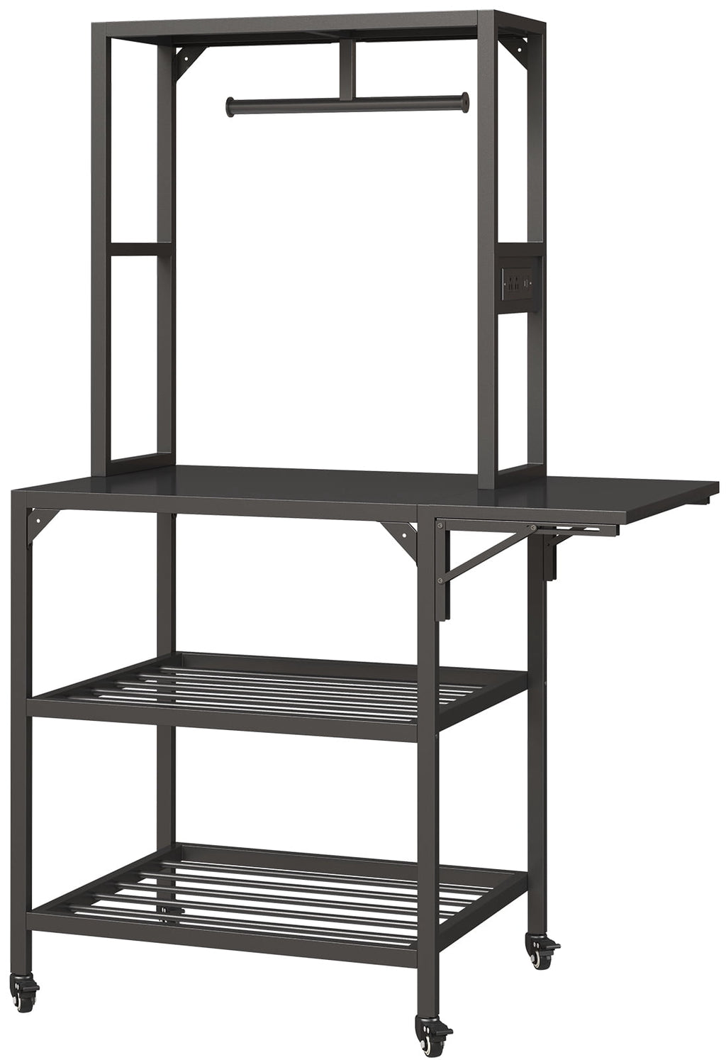 OmniHaven Dual 3D Printer Stand with Filament Storage and Lockable Wheels