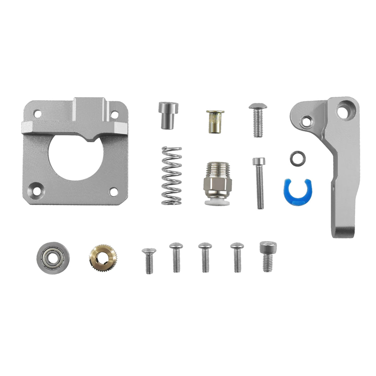 Orvunela CR-10 All Metal Extruder Aluminum MK8 Feeder Block Kit for 1.75mm Filament 3D Printer