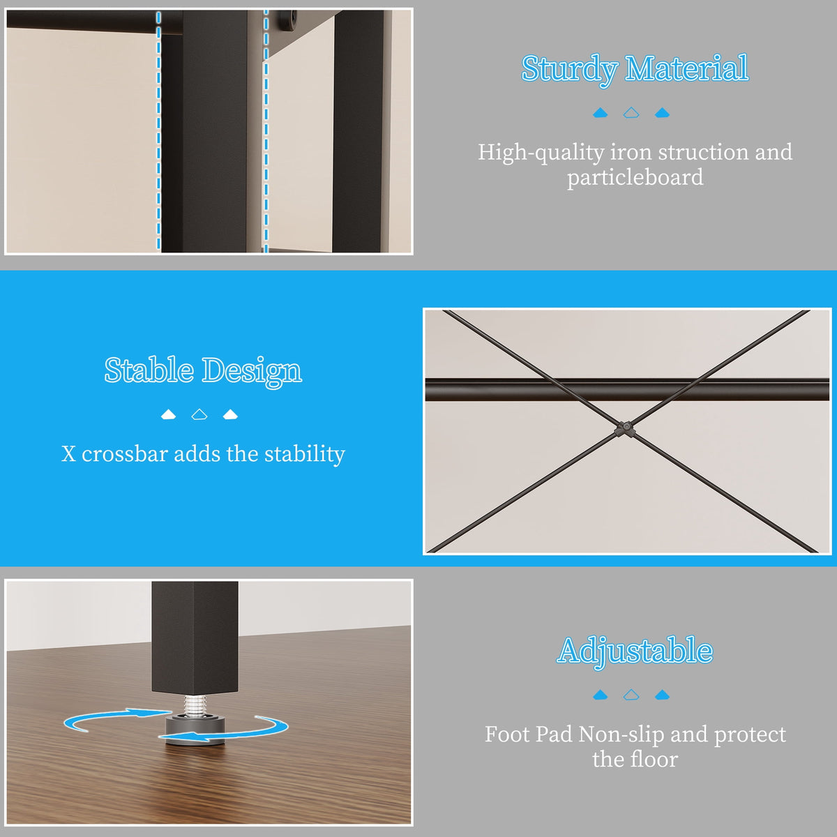 Heavy Duty 3D Printer Stand with Storage Shelf and Drawer, Industrial Rolling Printer Rack for 3D Printer Filament and Tools, Sturdy Metal Frame Printer Table for Home Office Workshop