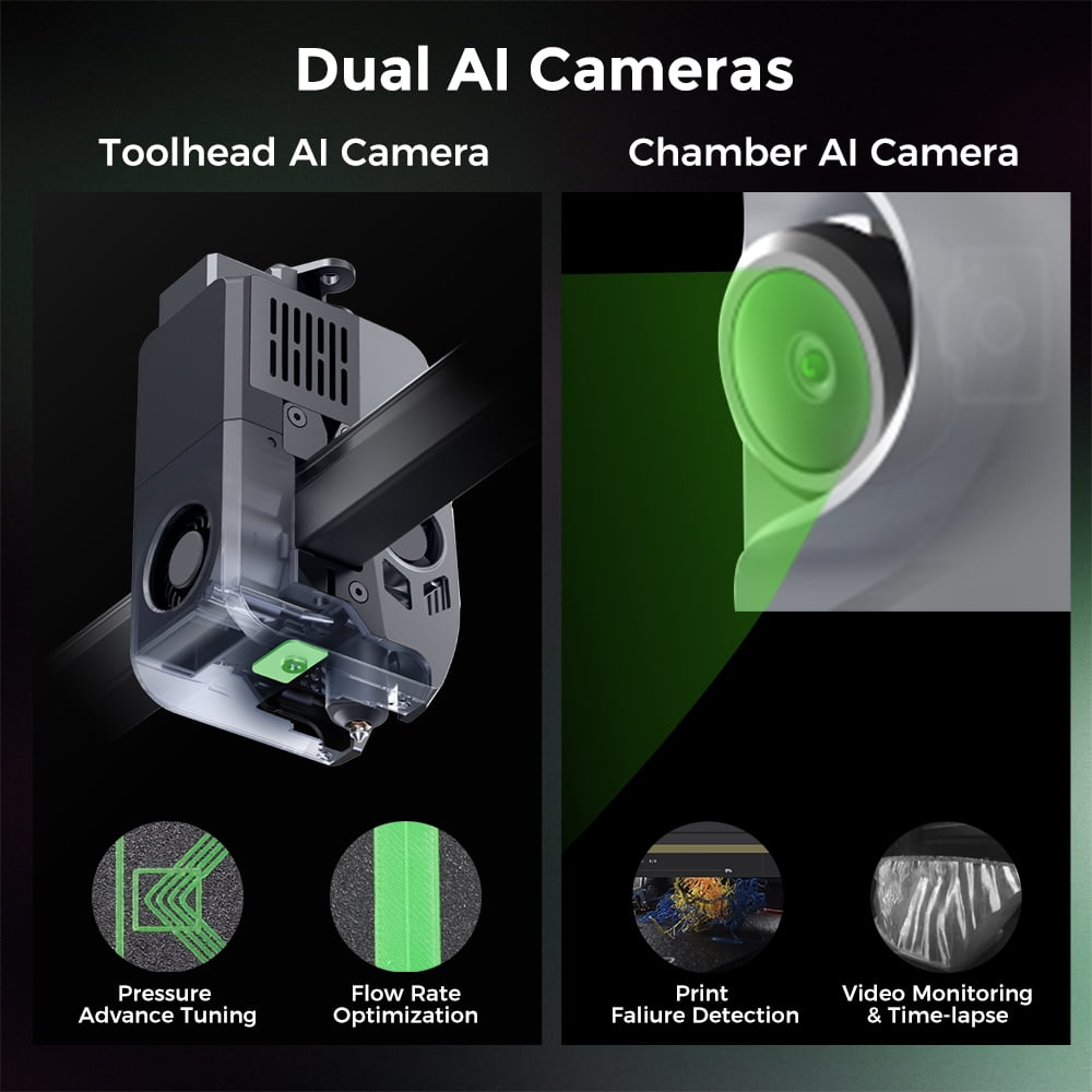 Creality K1 Max 3D Printer with High-Speed Printing, AI LiDAR & Camera, PLA Filament Included