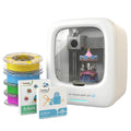 AOSEED 3D Printer for Kids & Families: Educational Toy, AI Design Apps & Customizer, Creative Gift for Kids, AI Printer + 4 Filaments + Toy Pack