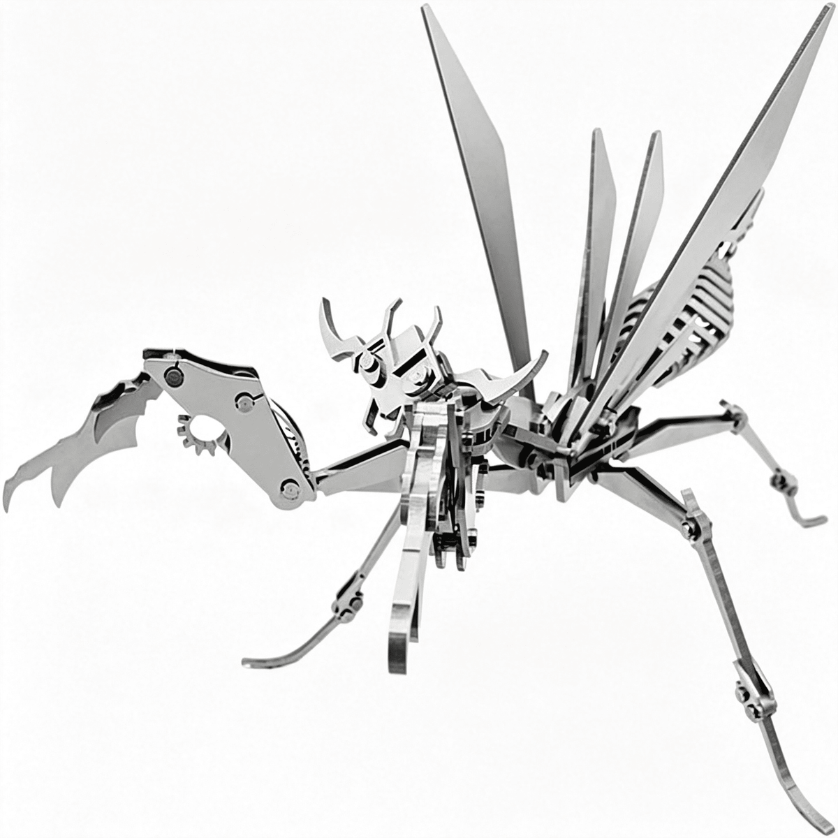 BESTSKY 3D Metal Model Kits,Mechanical Spider King 3D Metal Puzzle,Diy Steel Warcraft Collection Animal Brain Teasers Simple 3D Puzzles Home Decor Art Craft Gifts Toys for Adult