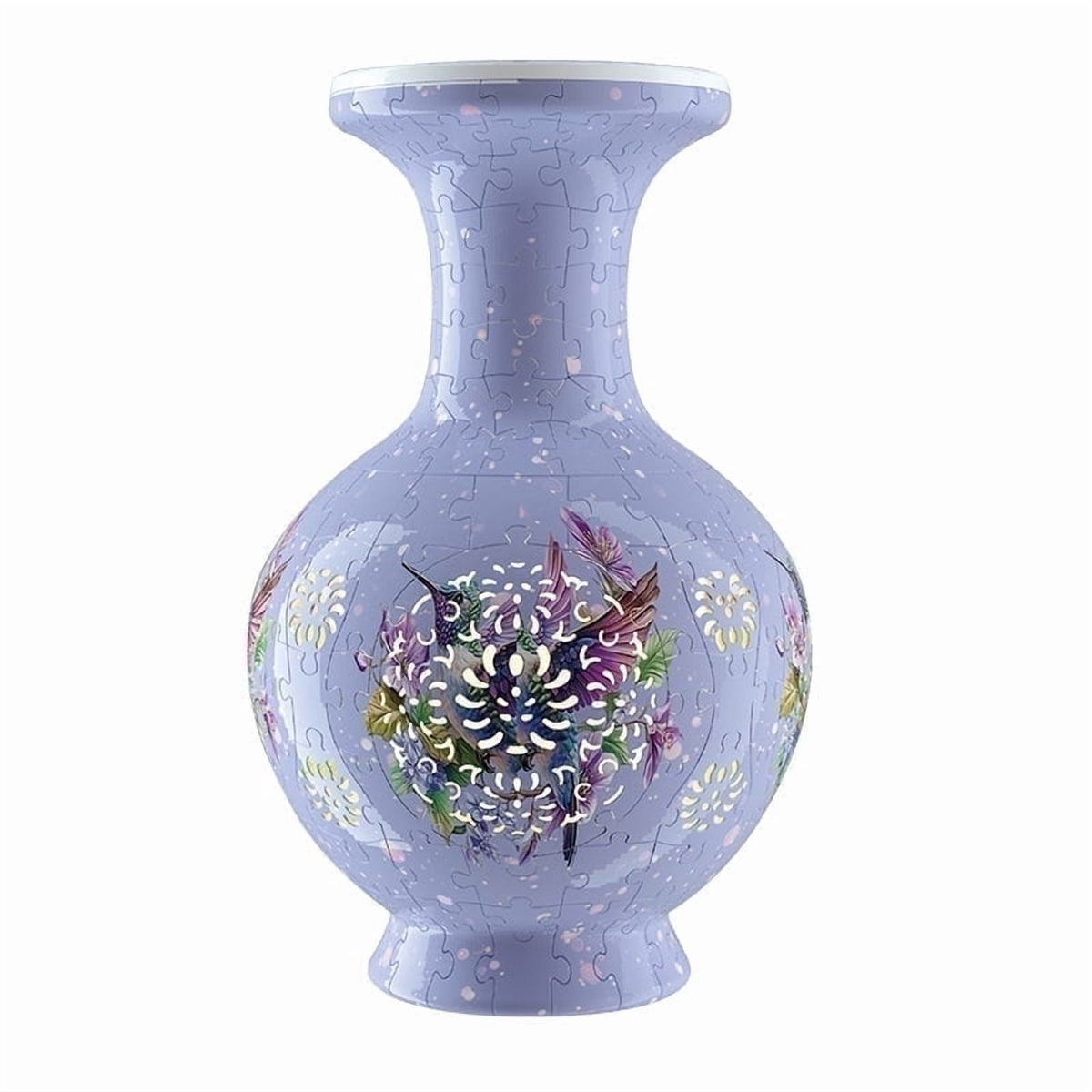 3D Vase Puzzle with Lighting ,200Pieces 3D Puzzles for Adults,Vase Puzzle for Home Decor,Christmas Birthday Gifts