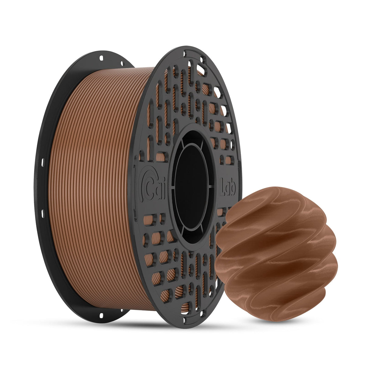 CaiLab PLA+ 3D Printer Filament Fast FDM Printing PLA Low Warping 1.75mm diameter Accuracy +/- 0.02mm 2.2lbs(1KG) Spool Olive Green