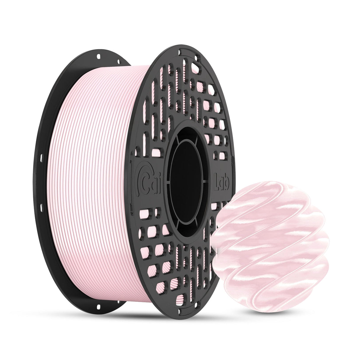 CaiLab PLA Silk High-Gloss Finish 3D Printer Filaments, 2.2lb(1KG)Spool, for FDM 3D Printing,White