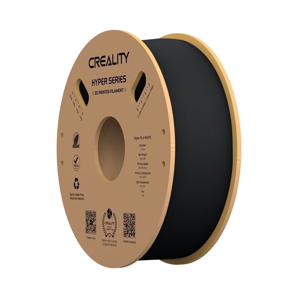 Creality Hyper PLA Filament 3D Printer Filament 600mm/s Higher Toughness High-Speed Printing Dimensional Accuracy +/- 0.03mm 1kg(2.2lbs) Compatible with Most 3D Printers, Complexion