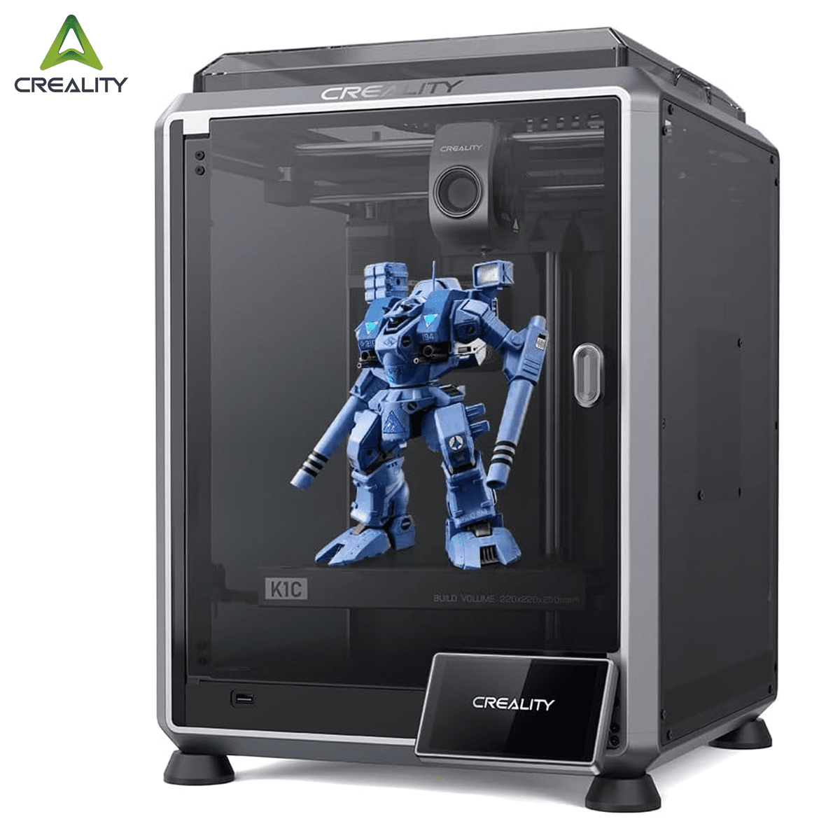 Creality K1C 3D Printer 600mm/s Fast Printing, AI Smart Camera, Auto Leveling Printing Size 220*220*250mm