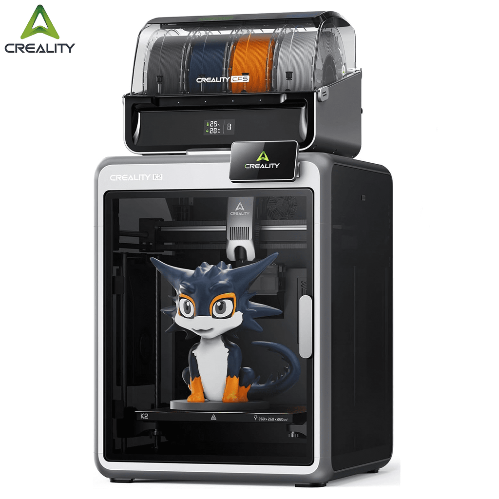 Creality K2 Combo 3D Printer, Multicolor Printing with CFS, 600mm/s Printing Speed, 95% Pre-Assemble