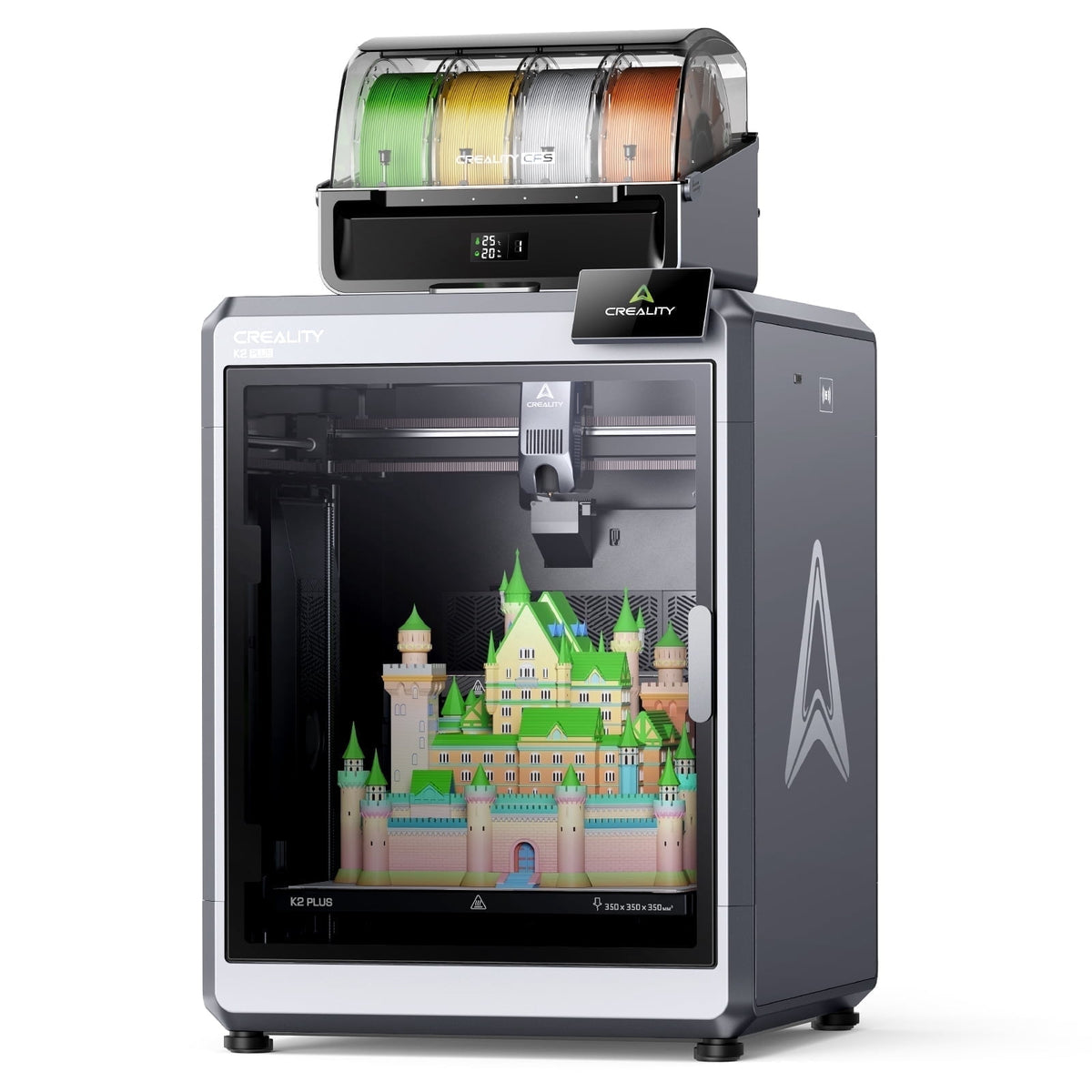 Creality K2 Plus Combo 3D Printer with CFS Filament System Dual AI Cameras Large Build Capacity 350×350×350mm