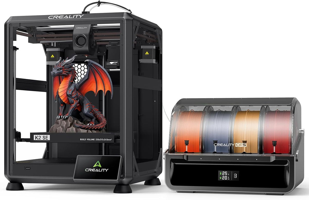 Creality K2 SE Combo Multicolor 3D Printer 500mm/s High-Speed, Auto Leveling, 220×215×245 mm Build Volume