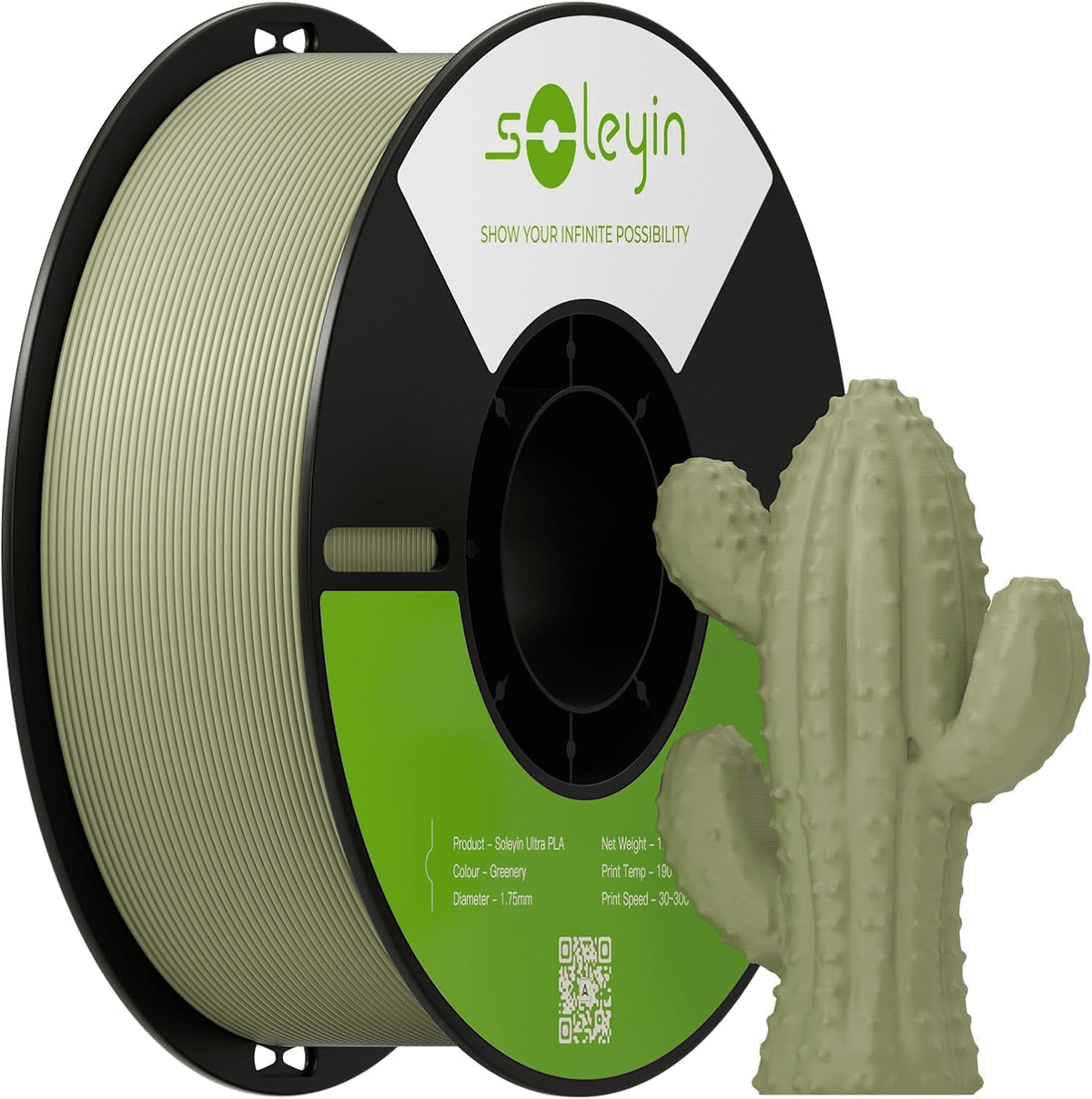 Creality Soleyin Ultra PLA 1.75mm 3D Printing Filament 1kg(Matte Moonstone)