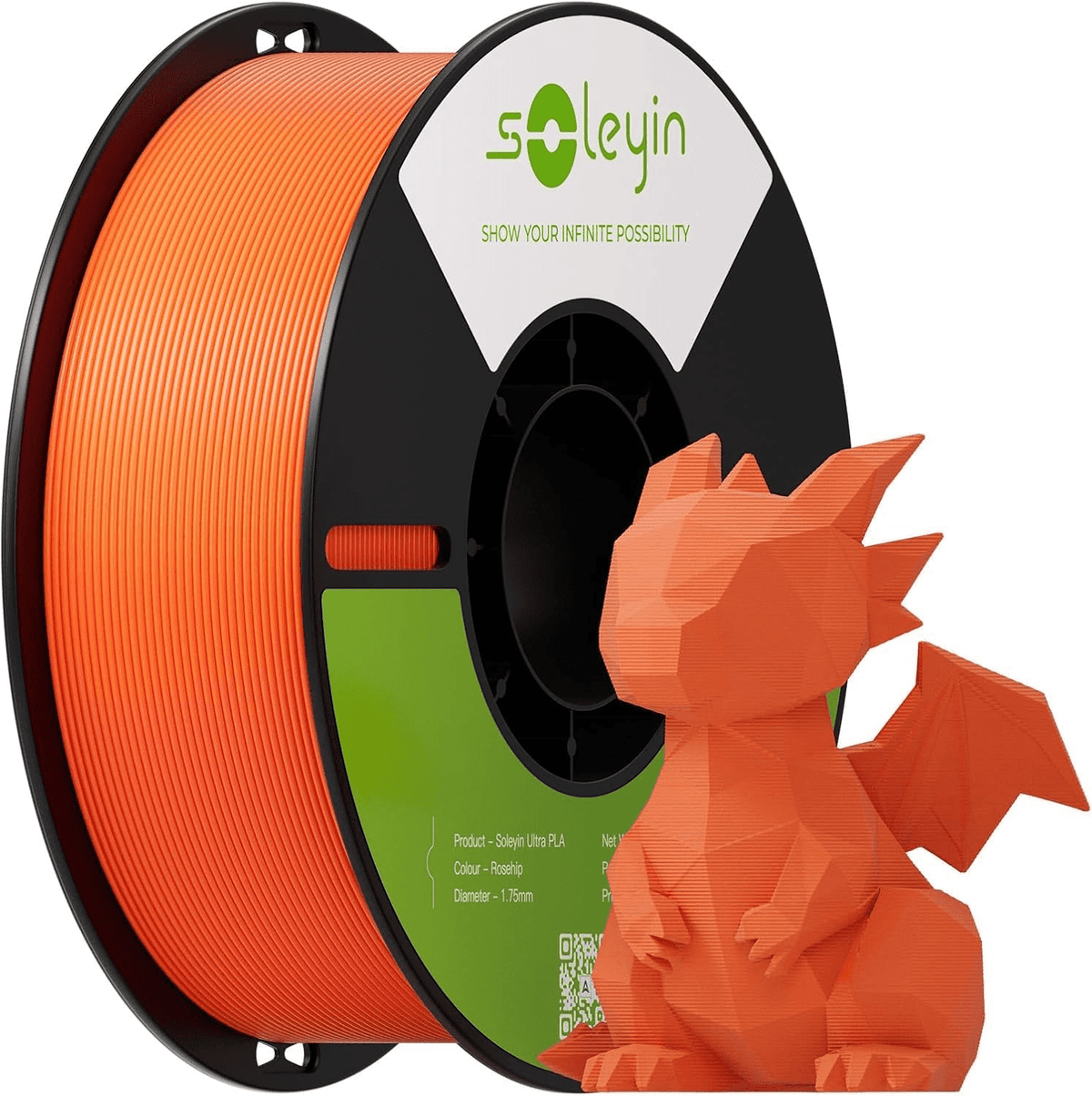 Creality Soleyin Ultra PLA 1.75mm 3D Printing Filament 1kg(Matte Moonstone)