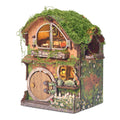 DIY Book Nook Kit for Adults, 3D Wooden Puzzle Tiny House Bookshelf Decor with LED Light, DIY Miniature House Kit Gifts for Family and Friends