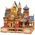 DIY Mechanical French Château, 3D Wooden Puzzle Castle Model Kit, Handcrafted Architectural Decor, Holiday Brthday Gifts