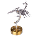 DIY Metal Scorpion 3D Puzzle Model Kit with LED Light, 274 Pcs Articulated Insect Assembly Craft for Adult Hobby Display Decor