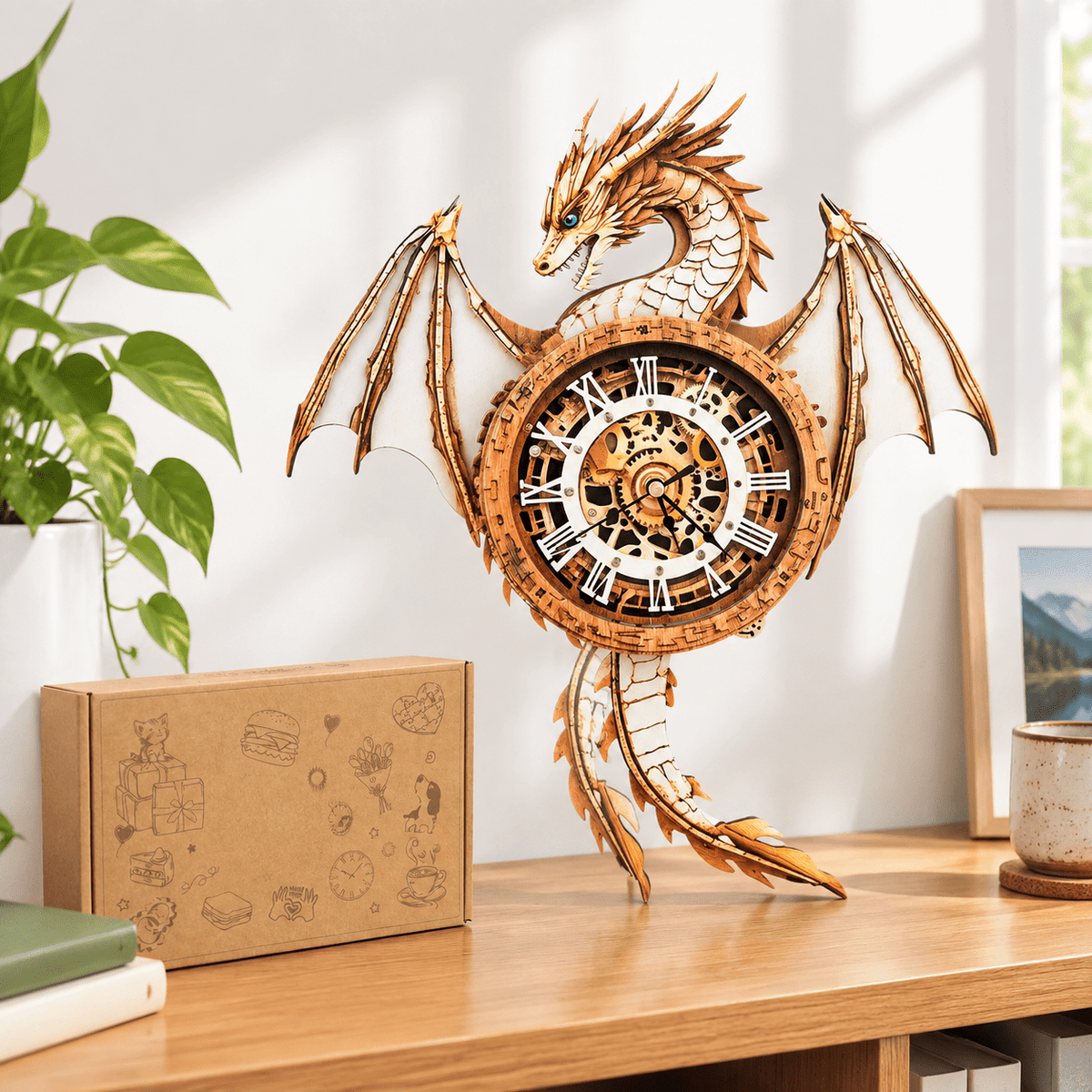 3d Wooden Puzzles For Adults-dachshund Clock Puzzle-adult Crafts