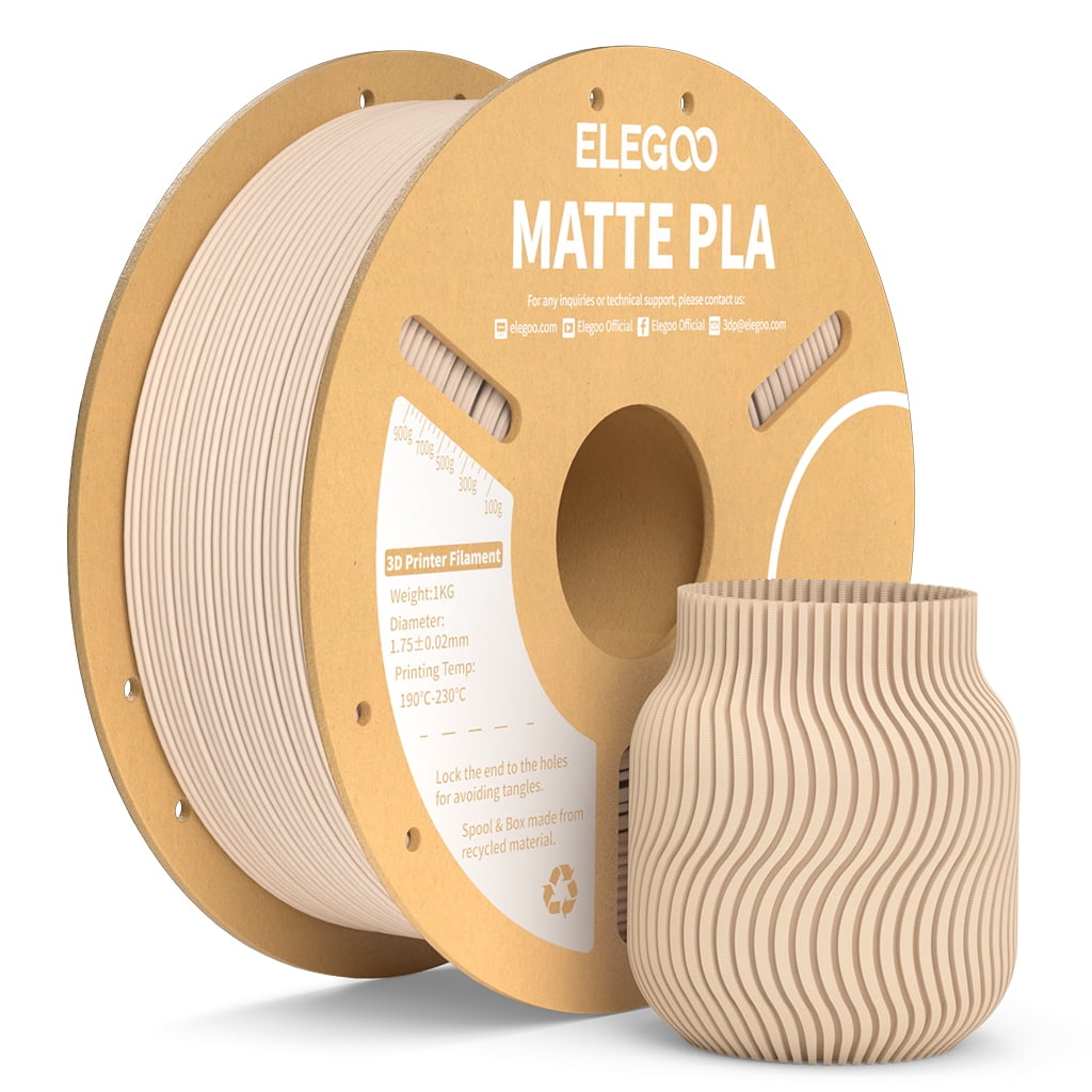 ELEGOO Matte PLA 3D Printer Filament Mint Green 1KG 1.75mm