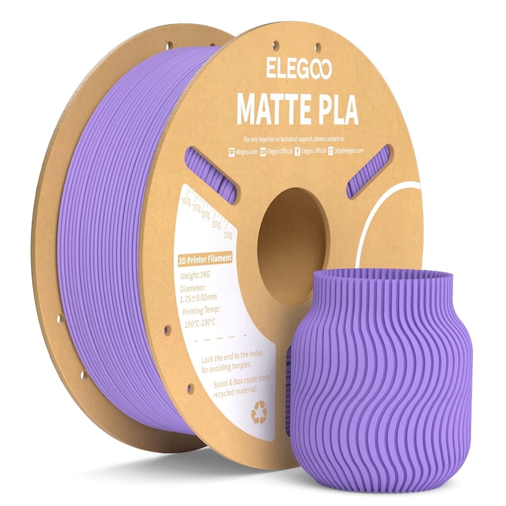 ELEGOO Matte PLA 3D Printer Filament Mint Green 1KG 1.75mm
