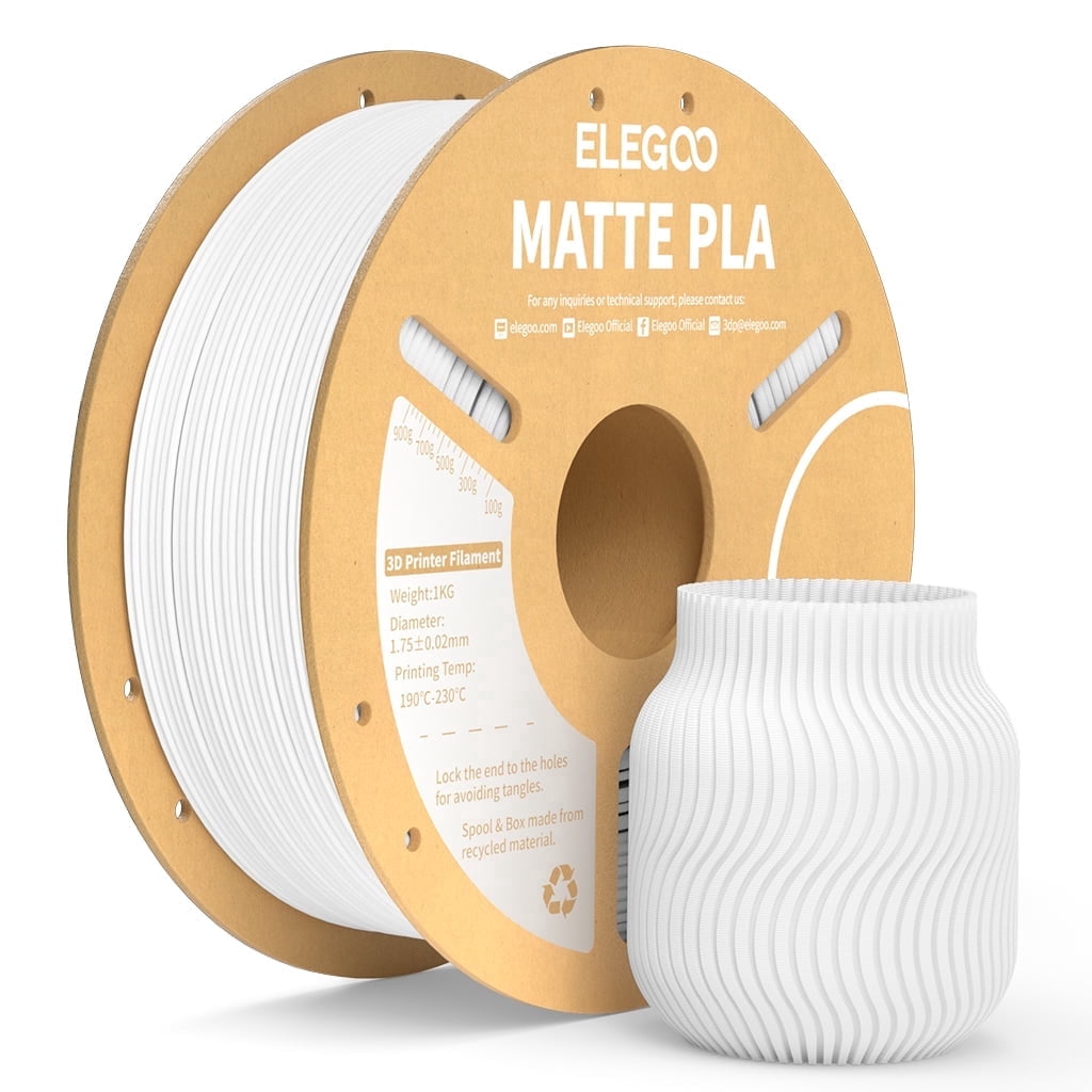 ELEGOO Matte PLA 3D Printer Filament Mint Green 1KG 1.75mm