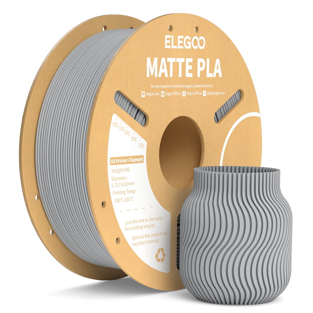ELEGOO Matte PLA 3D Printer Filament Mint Green 1KG 1.75mm