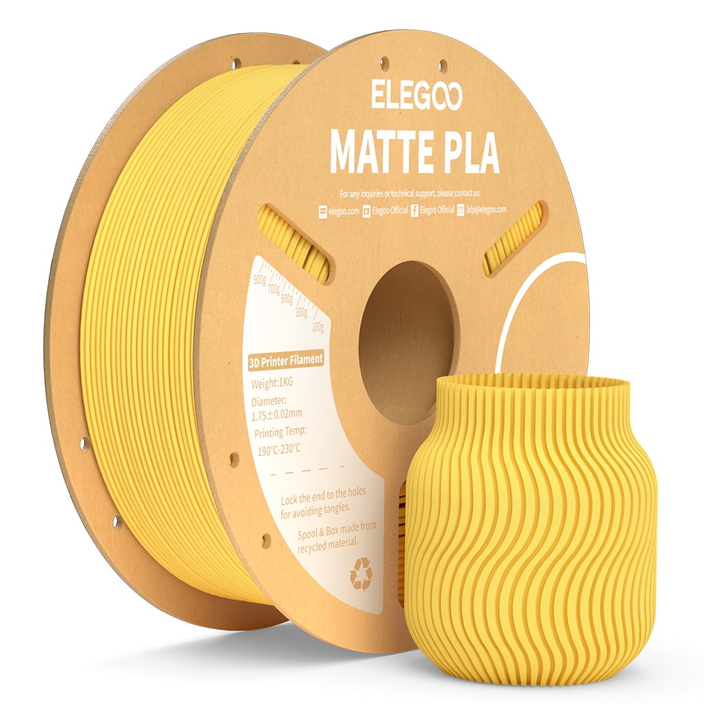 ELEGOO Matte PLA 3D Printer Filament Mint Green 1KG 1.75mm
