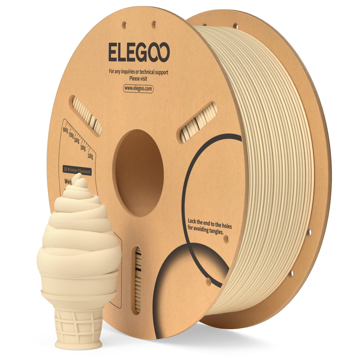 ELEGOO PLA 3D Printer Filament 1.75mm Purple 1KG