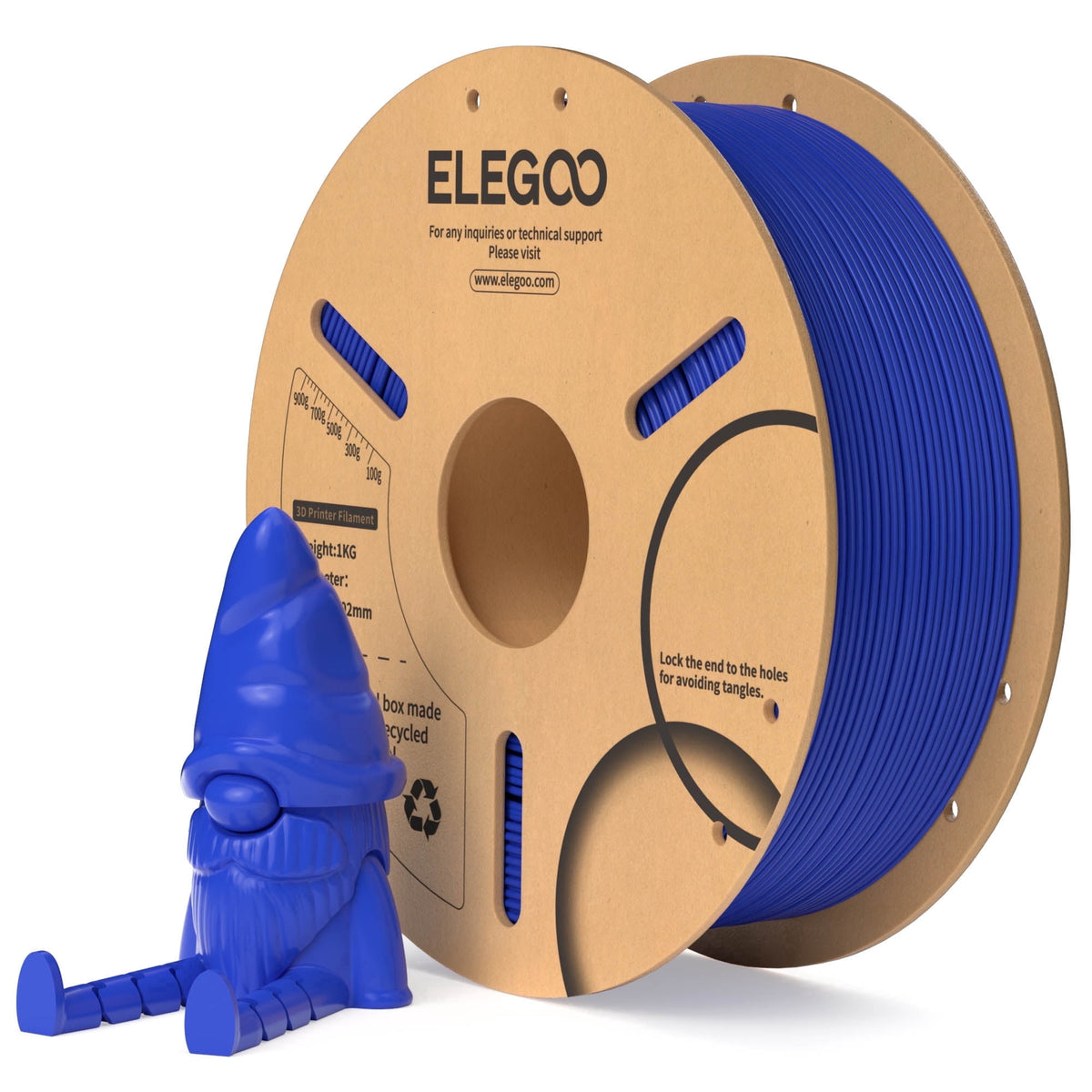 ELEGOO PLA 3D Printer Filament 1.75mm Purple 1KG